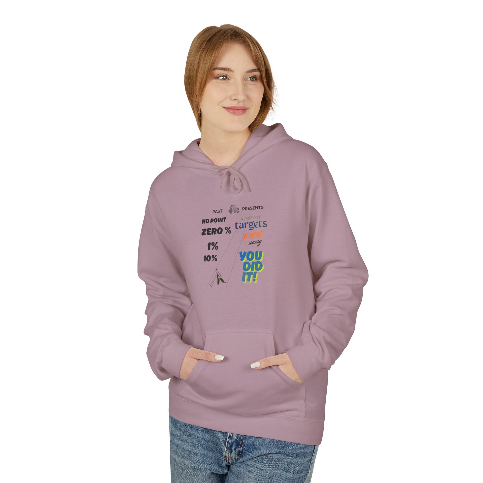 Celebratory Motivational Hoodie - Achievement, Gift, Unisex, Cozy, Inspirational Wear